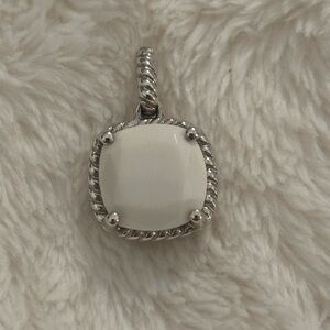 Brink’s Pure Radiance White Quartzite Pendant in 925 Sterling Silver.